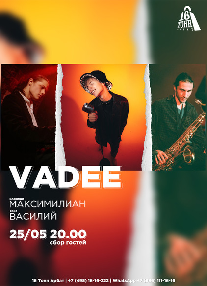 Афиша VADEE